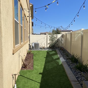 Infinite Sky Landscape Design - Artificial grass, dog run, low maintenance/kid/dog friendly plants - Landscape Architects or Designers Near Me