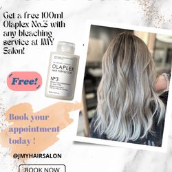 JMY Hair Salon - Free Olaplex No.3