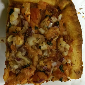 Krispy Pizza  - Margherita Sicilian Slice - Pizza Near Me - Brooklyn, New York