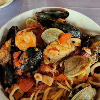 Edo's Squid - Mixed seafood pasta - Italian Near Me - Richmond, Virginia