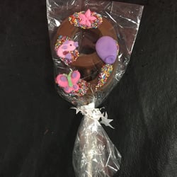 Birthday favors  Shown in Milk Belgian Chocolate