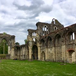 Netley Abbey - Abbey "interior" looking east