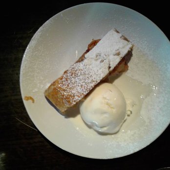 The Czech Inn - Apple strudel w/ vanilla ice cream - Gastropubs Near Me - Dublin, D The Czech Inn - Apple strudel w/ vanilla ice cream - Gastropubs Near Me - Dublin, D