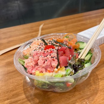 Poke Bento - Salmon Tuna Bowl! - Japanese Near Me - Montreal, Quebec Poke Bento - Salmon Tuna Bowl! - Japanese Near Me - Montreal, Quebec