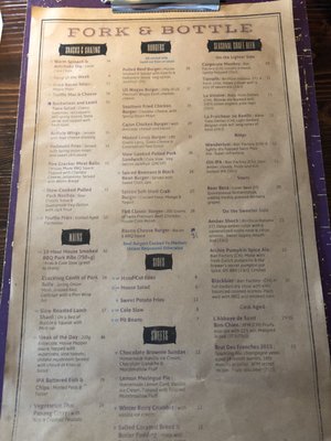 Menu photo 1 Fork & Bottle Zürich, ZH