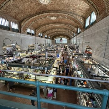 West Side Market - View above balcony - Public Markets Near Me - Cleveland, Ohio West Side Market - View above balcony - Public Markets Near Me - Cleveland, Ohio