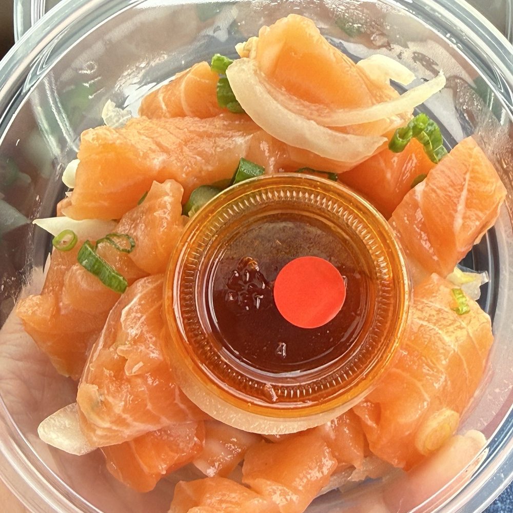 Takahashi Market - Salmon Poke spicy - Grocery Near Me - San Mateo, California