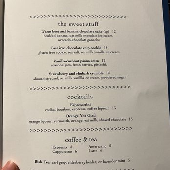Wildseed - Dessert menu - Vegan Near Me - San Francisco, California Wildseed - Dessert menu - Vegan Near Me - San Francisco, California
