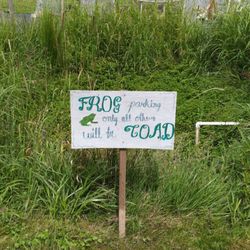 Field of Blooms - This sign was too cute but to share