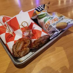 Guildhouse - Chicken Parm sandwich with jalapeno cheddar chips