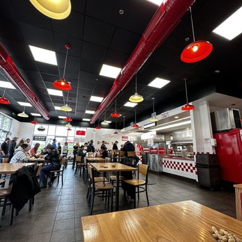 Five Guys - Dining area - Burgers Near Me - Bellingham, Washington Five Guys - Dining area - Burgers Near Me - Bellingham, Washington