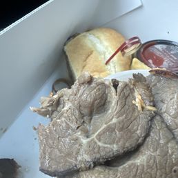 Had a lot of grisel and tasted gamey- just wasn't good meat.