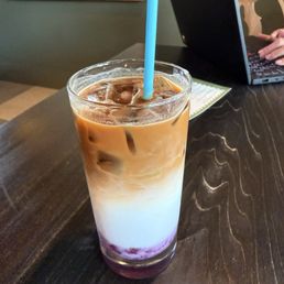 Iced Blueberry white chocolate latte Iced Blueberry white chocolate latte