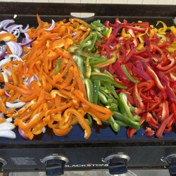 D Taco Lady - Grilled Bell Peppers and Onions