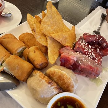 China Village - 2 Pieces Assorted Appetizer - Chinese Near Me - Cotati, California
