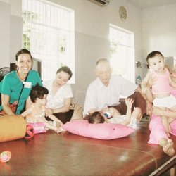 Natalia Love, PT - Volunteering in DaNang Vietnam. Provided hands on treatment and taught PT staff. (2009)