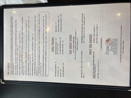 Menu photo 2 Stem & Stone Bastrop, TX