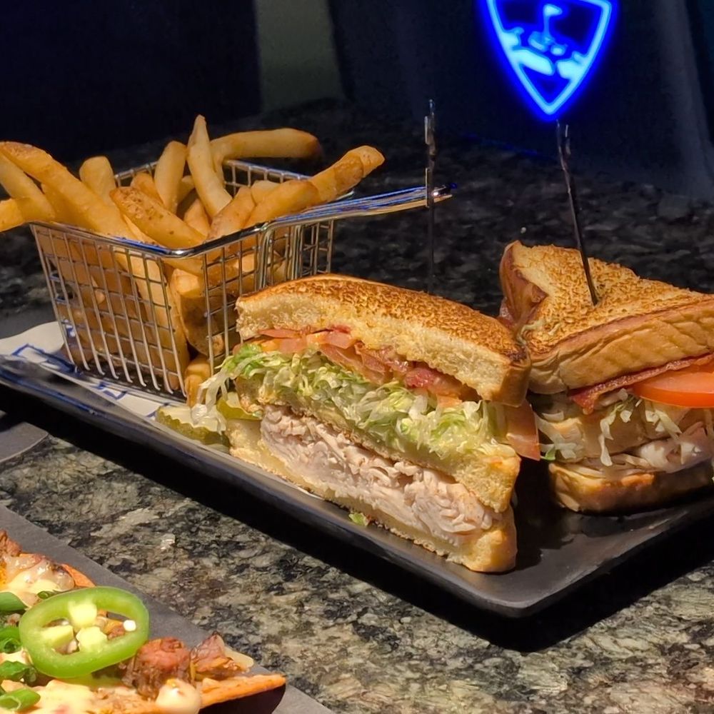 Topgolf - Club sandwich and fries - Golf Near Me - Montebello, California Topgolf - Club sandwich and fries - Golf Near Me - Montebello, California