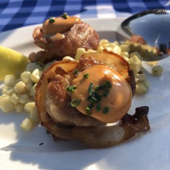 Scoma's Restaurant - Bacon Wrapped Scallops! - Seafood Near Me - San Francisco, California Scoma's Restaurant - Bacon Wrapped Scallops! - Seafood Near Me - San Francisco, California