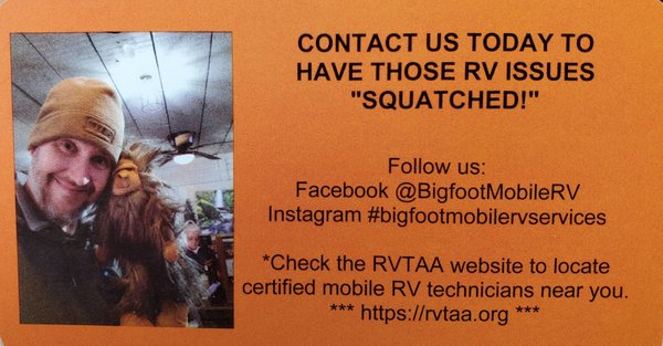 BIGFOOT MOBILE RV SERVICES - Updated January 2025 - 130 Billy Bible Rd
