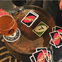 Buzz Bomb Brewing - Uno and beer - what more could you need?
