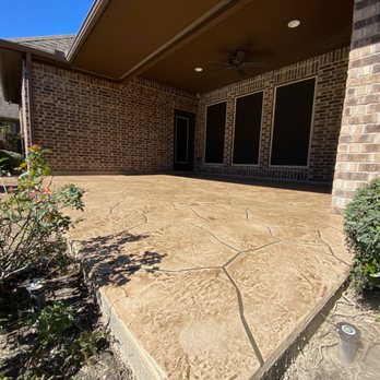 Stamped Patio Solutions - Side view - Flooring Near Me Stamped Patio Solutions - Side view - Flooring Near Me