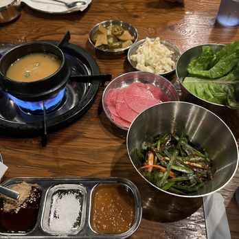 Jongro BBQ - Sides were served generously - Korean Near Me - New York, New York