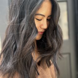 Beauty By Cheriece - Long layered haircut and style by hair stylist Cheriece Harris at Sage and Oak Salon in downtown Pleasanton