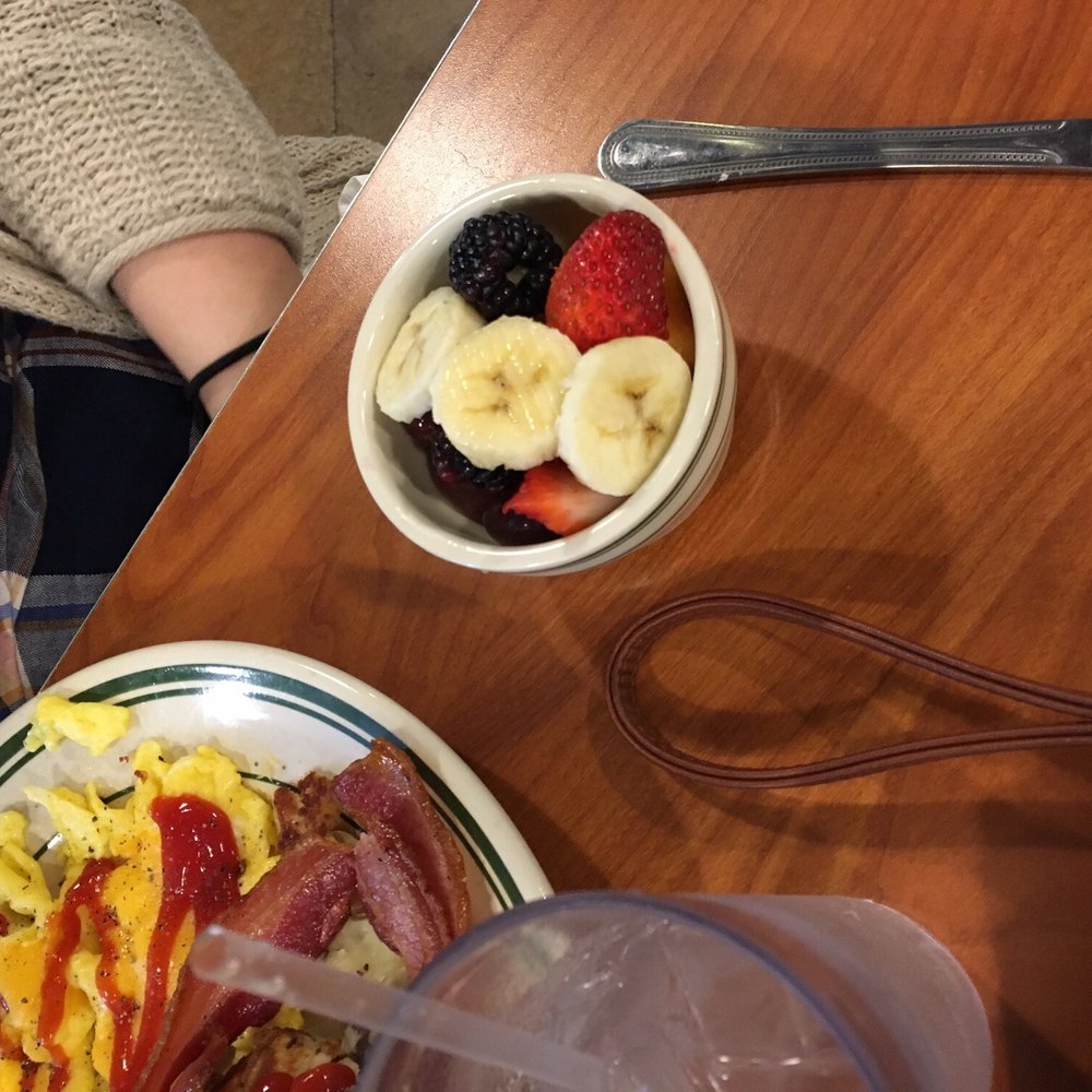HangOverEasy - Sloppy seconds with seasonal fruit bowl. "...really good" -Sami - Breakfast & Brunch Near Me - Columbus, Ohio HangOverEasy - Sloppy seconds with seasonal fruit bowl. "...really good" -Sami - Breakfast & Brunch Near Me - Columbus, Ohio