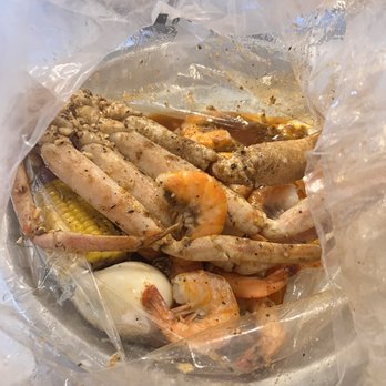 Shake Shake Seafood - Crab legs, shrimp, boiled eggs, potatoes, corn - Seafood Near Me - Pineville, North Carolina