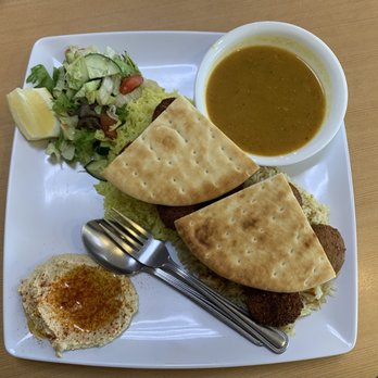 Newroz Kebab - Falafel meal with lentil soup - Kebab Near Me - Moorhead, Minnesota Newroz Kebab - Falafel meal with lentil soup - Kebab Near Me - Moorhead, Minnesota