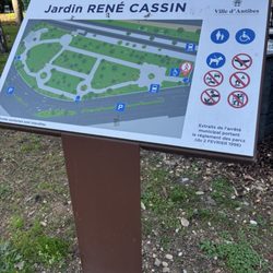Jardin René Cassin - Map