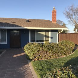 the front of a house
