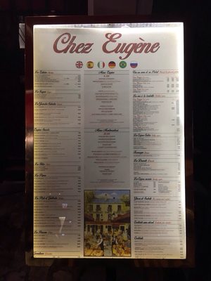 Menu photo 7 Chez Eugène Paris, 75
