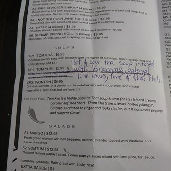 Chili Thai - Takeout menu. - Thai Near Me - Ottawa, Ontario