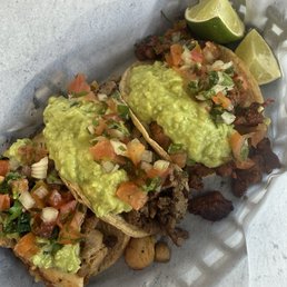 Pollo asada carne asada and abodaba mini tacos!! Pollo asada carne asada and abodaba mini tacos!!