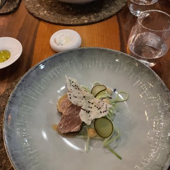 meta - Red Mediterranean tuna with charcoal, teriyaki mayonnaise, cucumber - Italian Near Me - Paradiso, TI