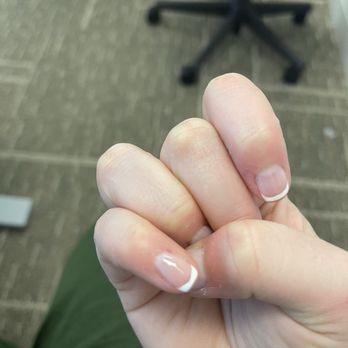 Tik Tok Nails - French tip on my pinky not properly rounded. - Nail Salons Near Me Tik Tok Nails - French tip on my pinky not properly rounded. - Nail Salons Near Me