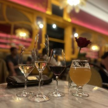 La Loulou - Wine flight and a Hefeweizen - Wine Bars Near Me - Oakland, California La Loulou - Wine flight and a Hefeweizen - Wine Bars Near Me - Oakland, California