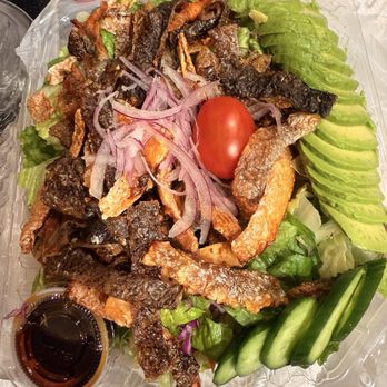 Sushiholic - Amazingly yummy Salmon Skin Salad - Sushi Bars Near Me - La Mirada, California