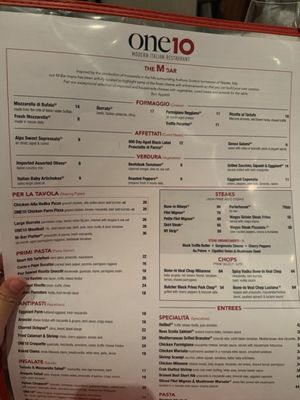Menu photo 4 One 10 Melville, NY Menu photo 4 One 10 Melville, NY