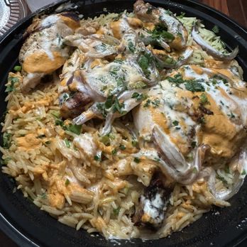 Abu Zayn - Roasted Half Chicken Platter - Egyptian Near Me - Rockville Centre, New York