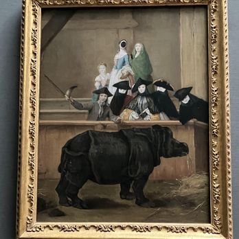 The National Gallery - Exhibition of a Rhinoceros at Venice by Pietro Longhi. - Art Museums Near Me - London, XGL The National Gallery - Exhibition of a Rhinoceros at Venice by Pietro Longhi. - Art Museums Near Me - London, XGL