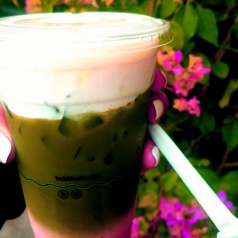 Bubble U - Rose matcha, with sea salt cheese foam. - Coffee & Tea Near Me - Los Angeles, California Bubble U - Rose matcha, with sea salt cheese foam. - Coffee & Tea Near Me - Los Angeles, California