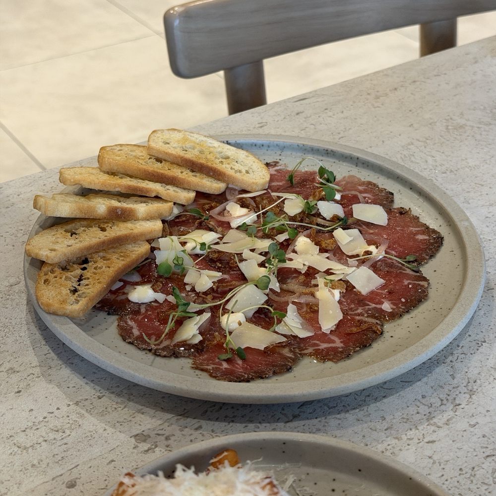 Lucia - Wagyu beef carpaccio $29 - Italian Near Me - Vancouver, British Columbia Lucia - Wagyu beef carpaccio $29 - Italian Near Me - Vancouver, British Columbia