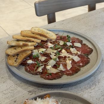 Lucia - Wagyu beef carpaccio $29 - Italian Near Me - Vancouver, British Columbia