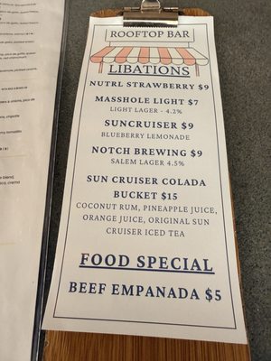 Menu photo 2 The Roof Salem, MA