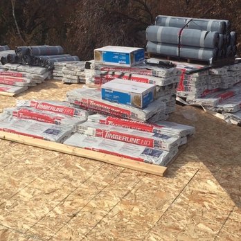 Calgary Roofers - Loaded roof, about to lay 120 bundles - Roofing Near Me Calgary Roofers - Loaded roof, about to lay 120 bundles - Roofing Near Me