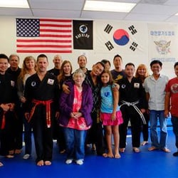 Eagle Talon Martial Arts - With family and friends after a belt test