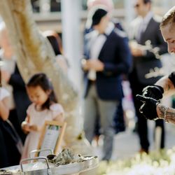 Golas Kitchen - Oyster bar at a wedding